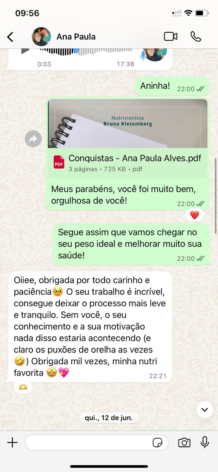 depoimento ana paula
