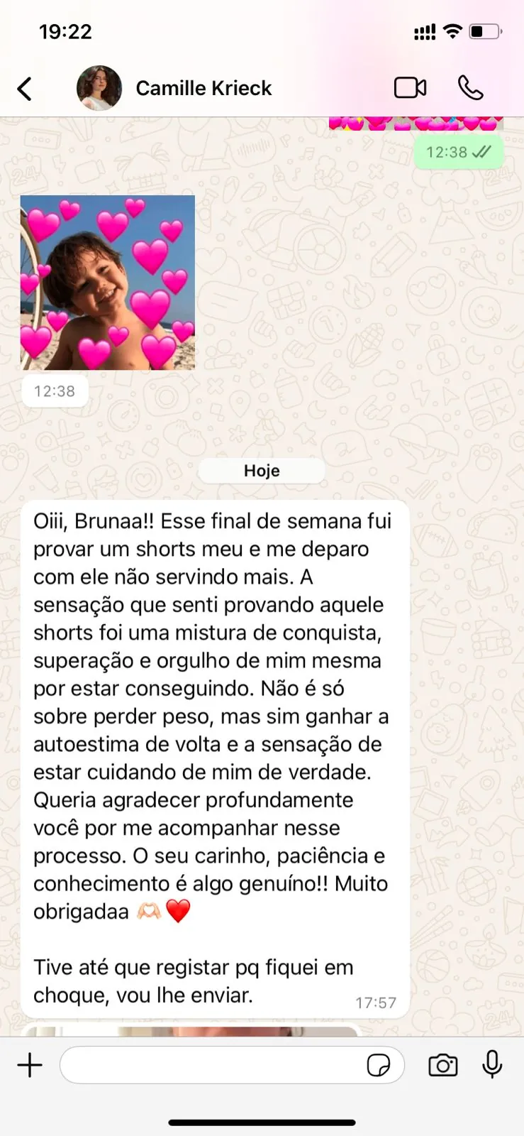 depoimento camile